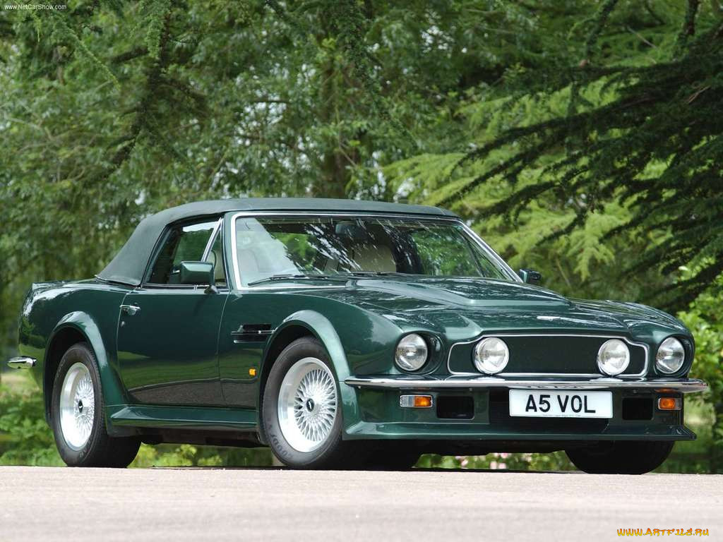 aston, martin, v8, vantage, volante, 1986, 